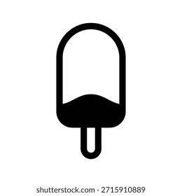 Ilustración de diseño de símbolo de Vector de icono de helado