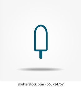 Ice cream icon, vector symbol