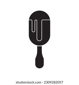 diseño del logotipo de la ilustración de la plantilla del vector del icono de helado