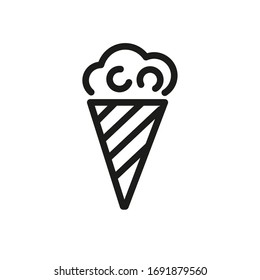 ice cream Icon  Vector Thin Line Icons Symbol