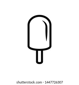 ice cream icon vector trendy flat design