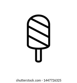ice cream icon vector trendy flat design