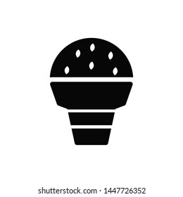 ice cream icon vector trendy flat design