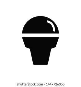 ice cream icon vector trendy flat design