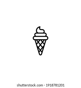 Ice Cream Icon Vector For Web, Computer And Mobile App