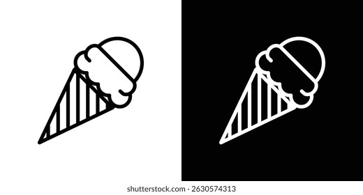 Ice cream icon vector for web, computer and mobile apps