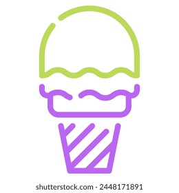 Icono de helado para Web, App, infografía, etc