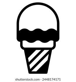 Ice Cream Icon for web, app, infographic, etc