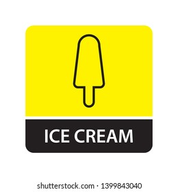 ice cream icon for web and mobile