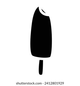 ice cream icon in white background. line icons of ice cream vector