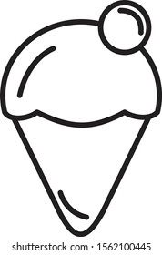 ice cream icon for your graaphic design, food menus, ice cream icon, food & beverages