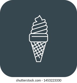 Ice cream icon for your project

