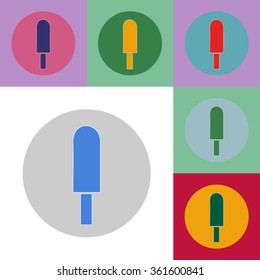 Ice cream icon,eps 10
