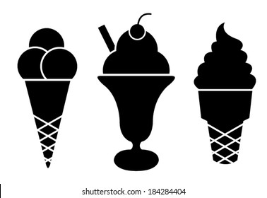 Ice cream icons 