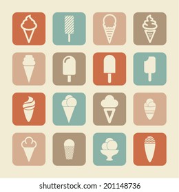 Ice cream icons