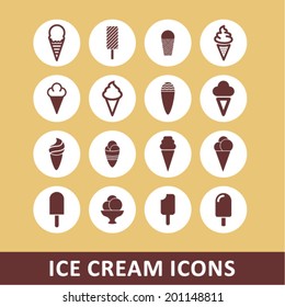 Ice cream icons