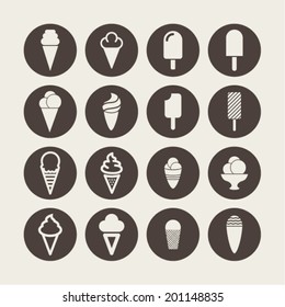 Ice cream icons