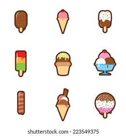 ice cream icons