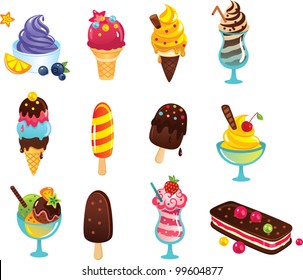 Ice cream icons