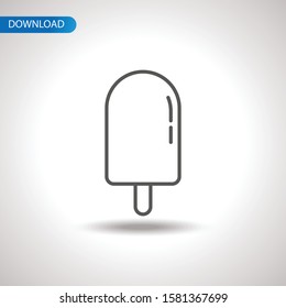 ice cream icons, such as parfait, frozen yogurt, ice cream sundae, vanilla, chocolate design creative logo vector illustrator