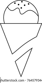 Ice cream icons vector 