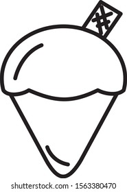 ice cream icons for your food & beverages menu graphic design