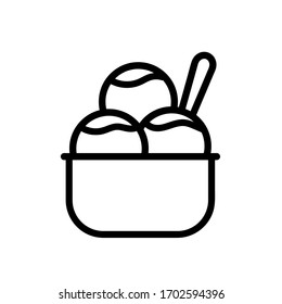 Vektorillustration Eis Symbol. EPS. 10.