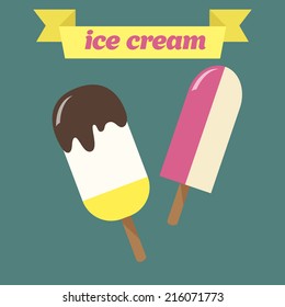 Ice cream illustration