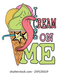 Ice cream illustration