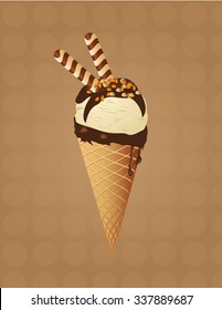 ice cream - illustration