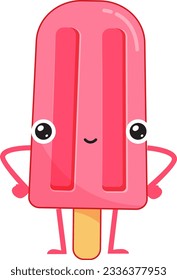 Ice cream illustration cute vector element