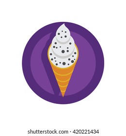 Ice Cream Illustration - Flat Icon