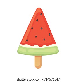 ice cream illustration. Summer food vector.