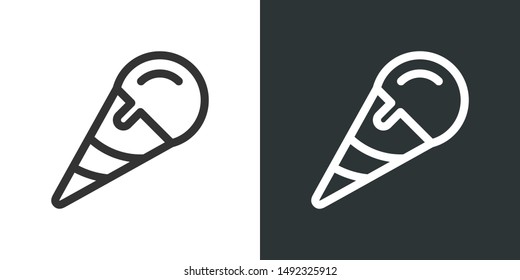 Ice Cream Illustration Symbol Icon Vector