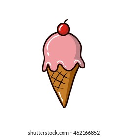 Ice cream Ice cream illustration vector