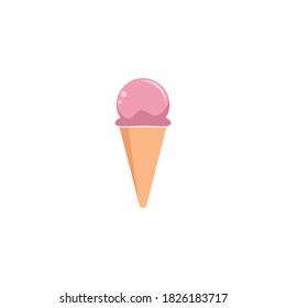 Ice cream illustration vector design