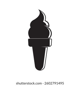 Ice cream illustration vector flat design 