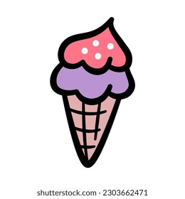 ice cream Illustration vector icon illustration asset