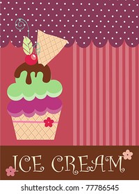 ice cream invitation