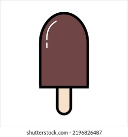 Ice cream iocn vector simple design