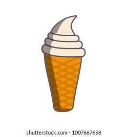 ice cream isolated icon