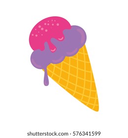 ice cream isolated icon