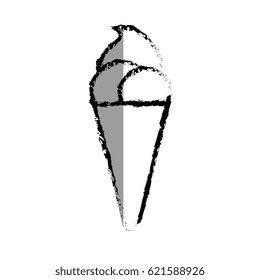 ice cream isolated icon