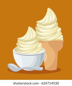ice cream isolated icon