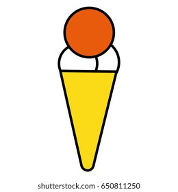 ice cream isolated icon