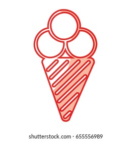 ice cream isolated icon