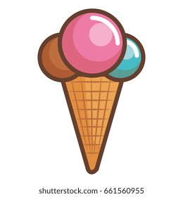 ice cream isolated icon