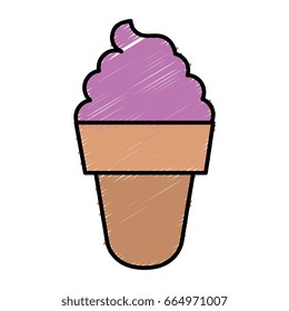 ice cream isolated icon