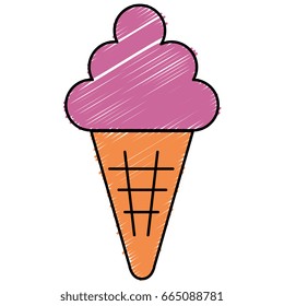 ice cream isolated icon