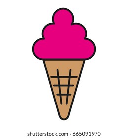 ice cream isolated icon